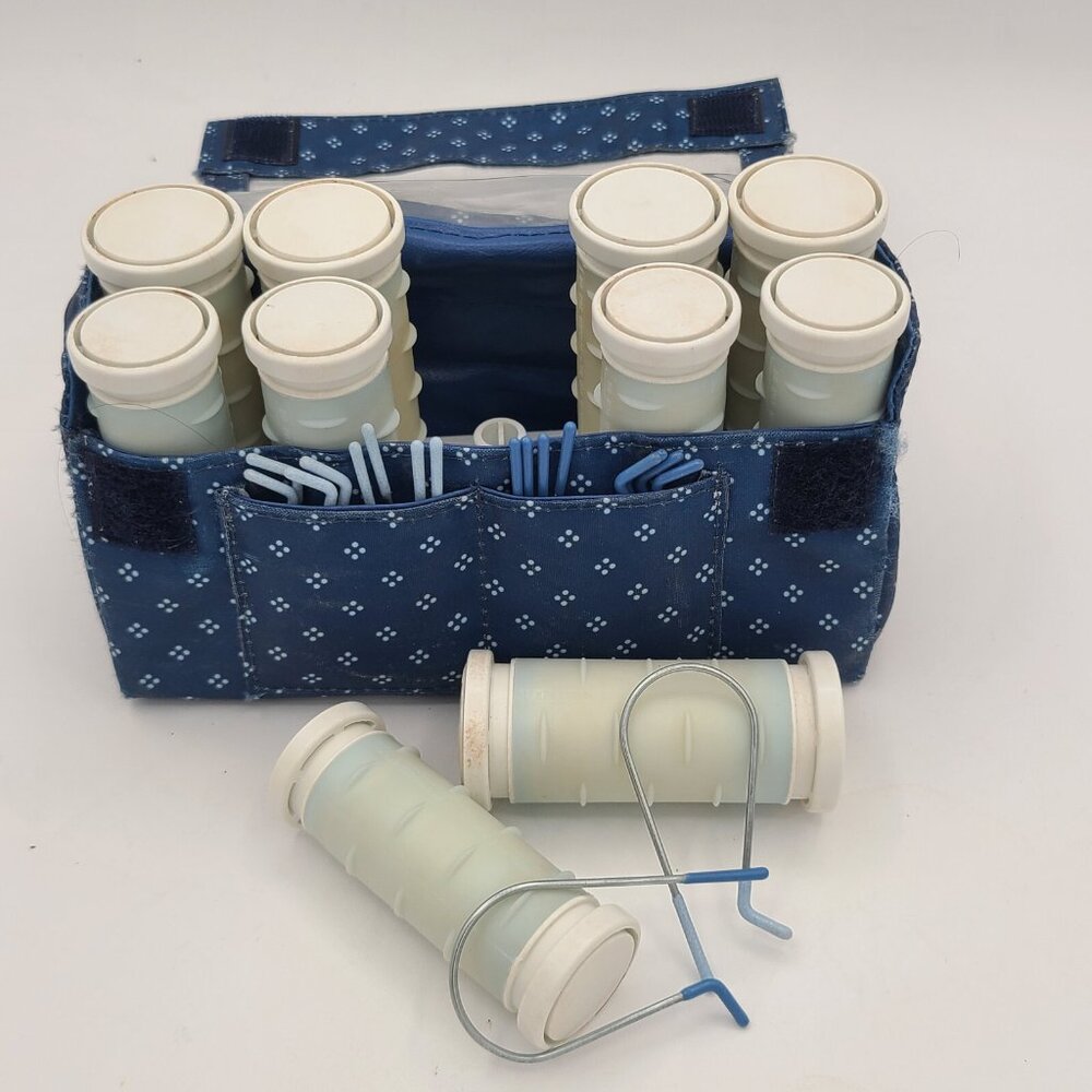 Remington Express Travel Hot Curlers Set 10 Rollers with Pins Tested Works
